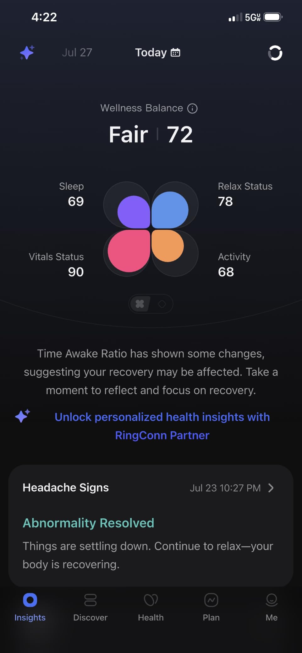 RingConn Gen 2 Air, Ultra-Thin AI Smart Ring, 10-Day Battery Life, Fitness/Sleep/Stress/HR Tracker for Women&Men, No App Fee for Standard Features, iOS & Android Compatible (Size 8, Dune Gold) customer photo 1