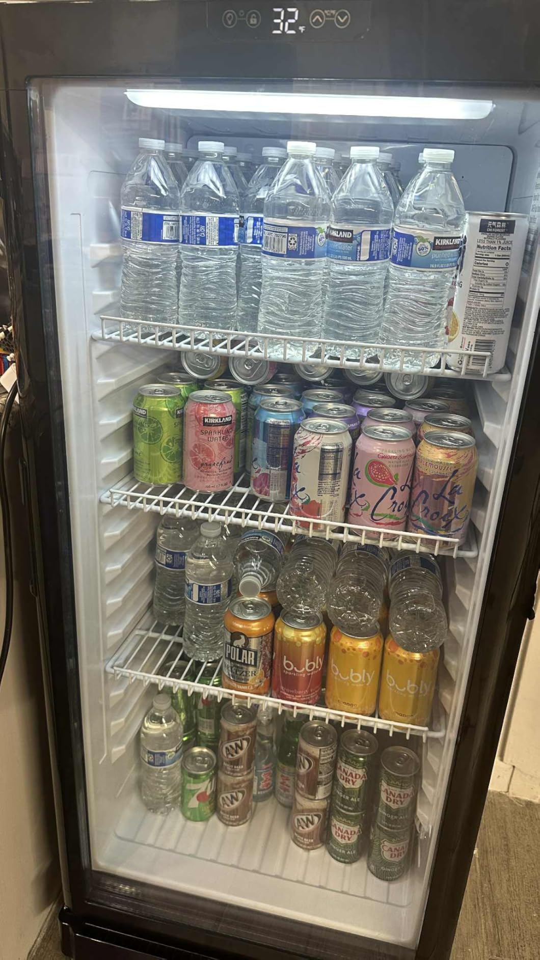 6 Cu.Ft Commercial Refrigerators, Display Fridge with Double-Tempered Glass Door customer photo 2