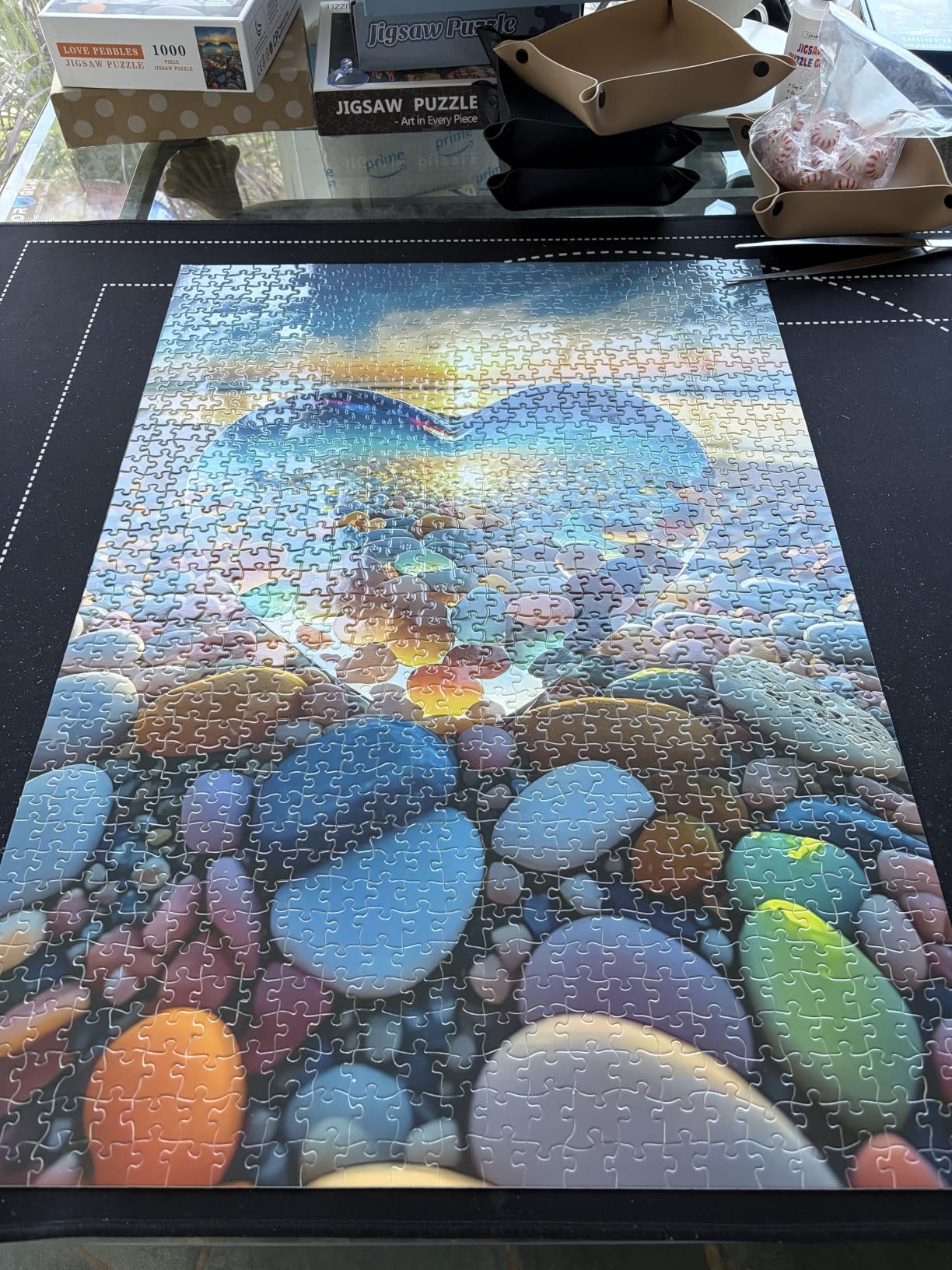 Jigsaw Puzzles for Adults 1000 Pieces, Love Pebbles Beach Puzzle, Impossible Difficult Hard Fun 1000 Piece Jigsaw Puzzles for Adults customer photo 2