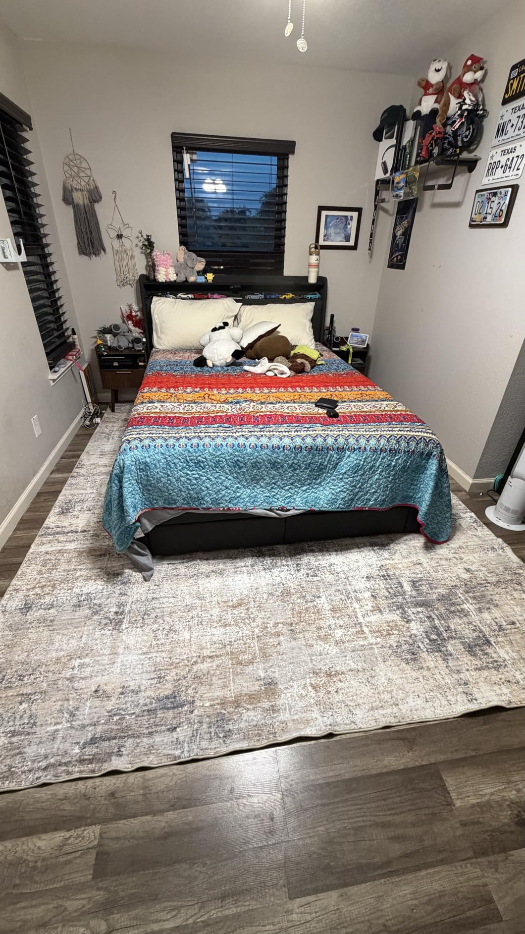 8x10 Area Rug for Living Room, Abstract Washable Non-Slip Large Rugs, Gold | Soft Neutral Carpet for Bedroom, Dining Room, Home Office Nursery Indoor, Stain Resistant, Low Pile, Foldable Modern Rug customer photo 2