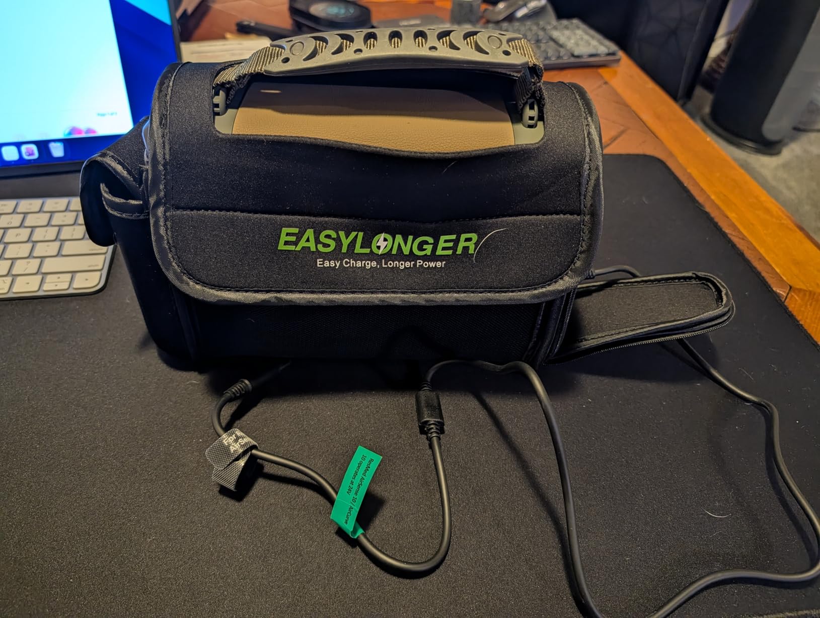 EASYLONGER CPAP Battery Backup ES960 PRO, 297.6Wh LiFePO4 Battery Pack | 3-Night CPAP Power, Compatible with AirSense 11/10, AirCurve 10/11, AirMini, DreamStation/2, Luna TravelPAP, Camping, RV & Emergency Use customer photo 1