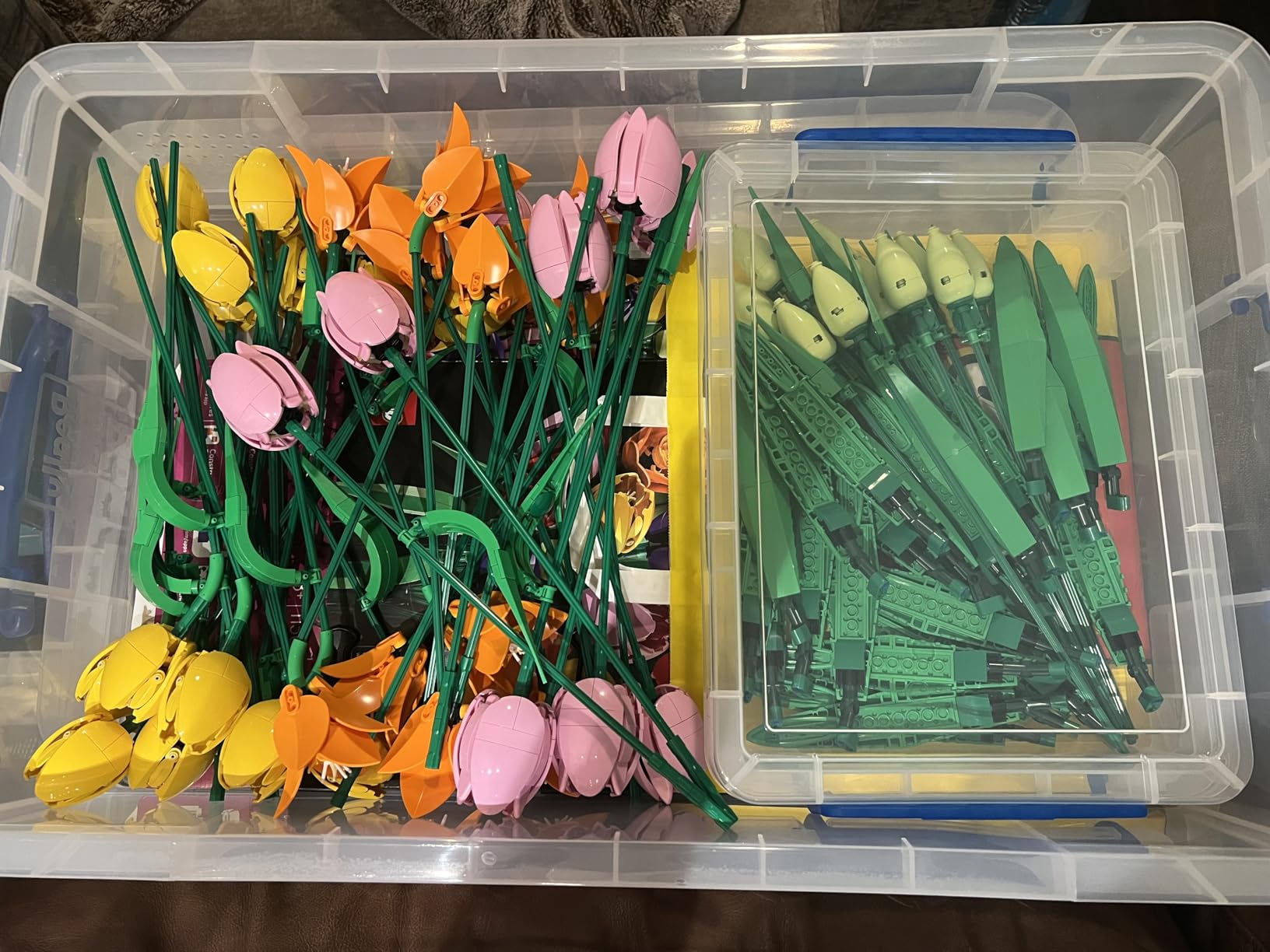 Botanicals Tulip Bouquet Building Set for Adults - Gift for Birthdays - Bedroom, Book Shelf & Office Decor for Women & Men, Ages 18+ - Artificial Flowers Crafting Kit - 11501 customer photo 1