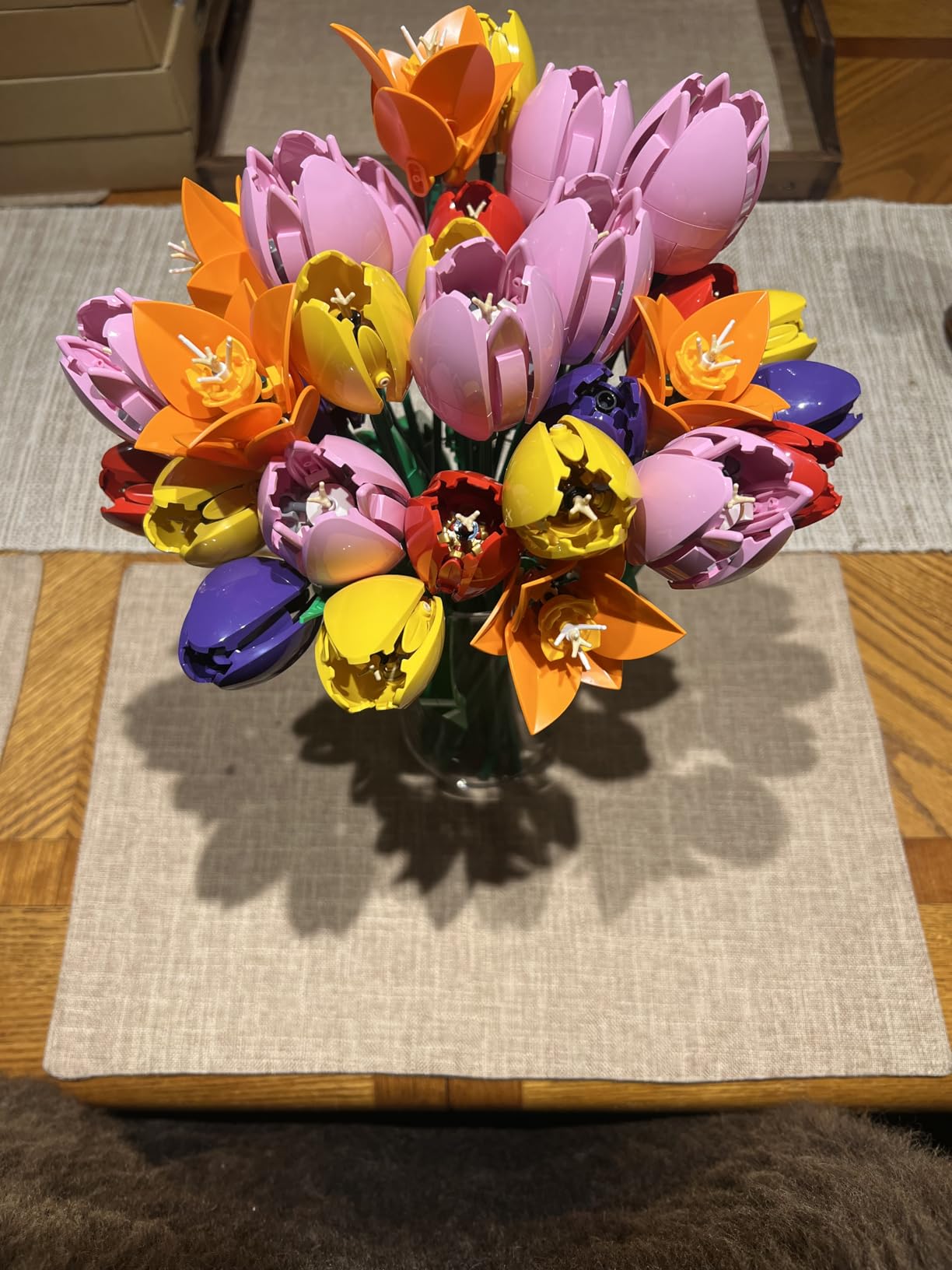 Botanicals Tulip Bouquet Building Set for Adults - Gift for Birthdays - Bedroom, Book Shelf & Office Decor for Women & Men, Ages 18+ - Artificial Flowers Crafting Kit - 11501 customer photo 2