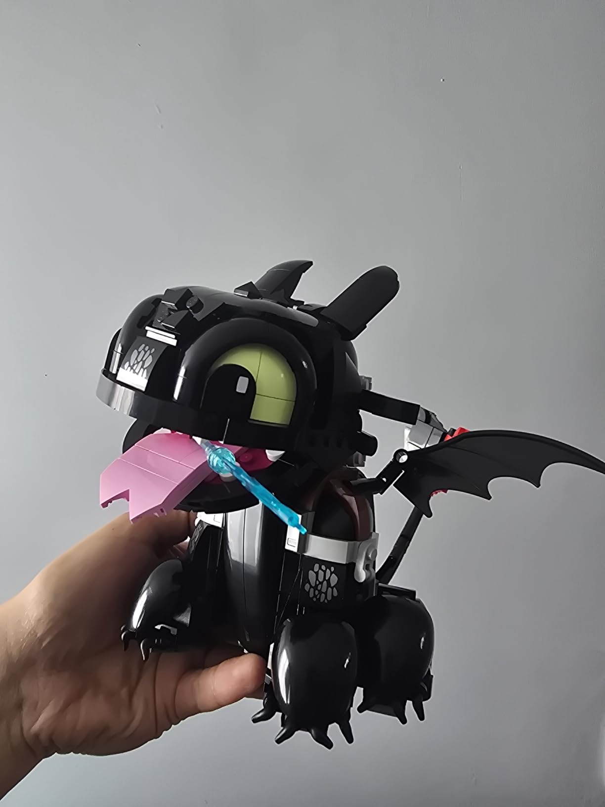LEGO Icons How to Train Your Dragon: Toothless Building Set for Adults, Ages 18+ - Room Decor for Office, Bedroom, or Book Shelf - Collectible for Movie Fans - Gift Idea for Birthdays - 10375 customer photo 2