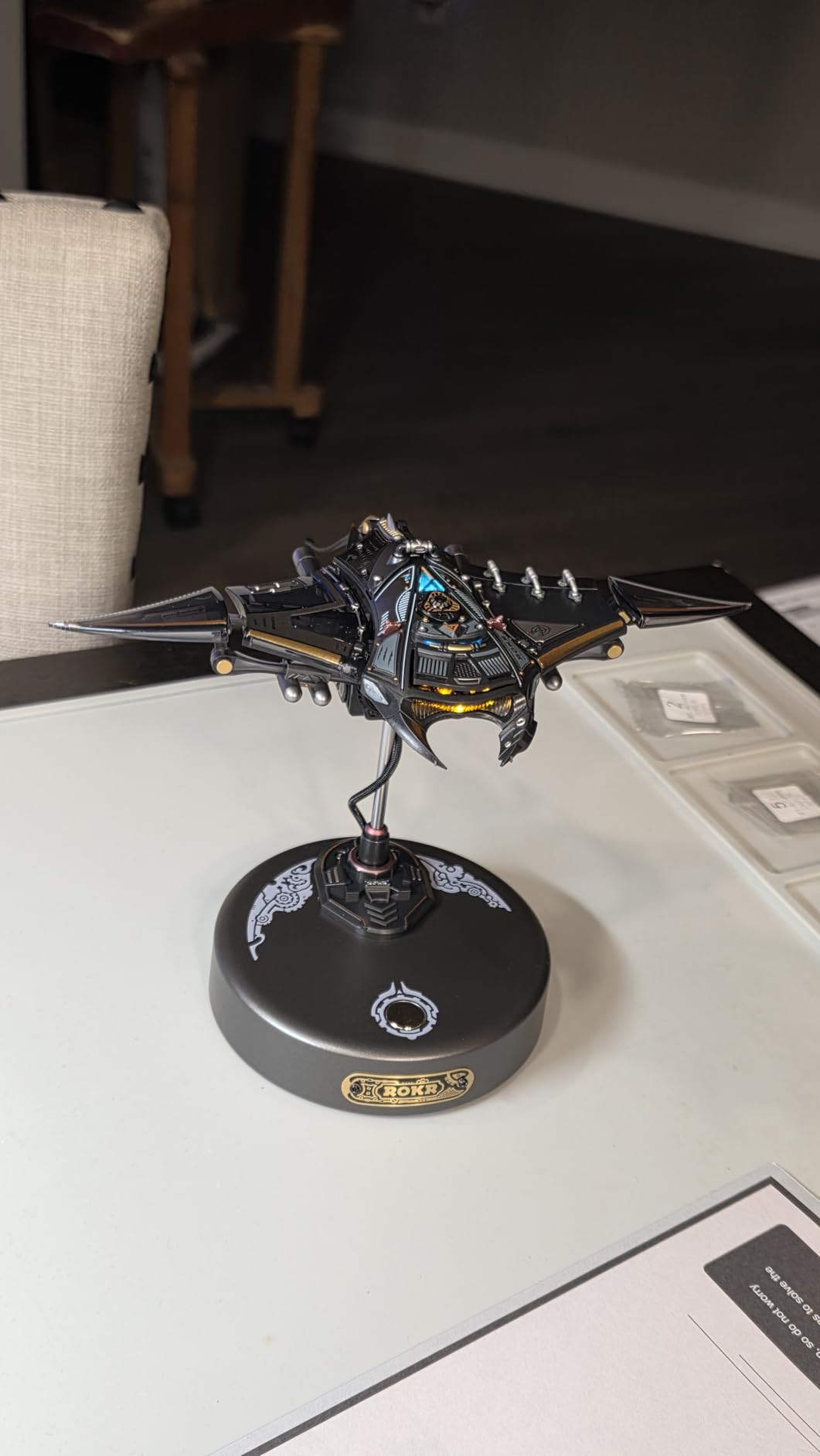 ROKR 3D Metal Puzzles for Adults, Manta Ray Mechanical, 3D Metal Model Kits for Adults to Build customer photo 1
