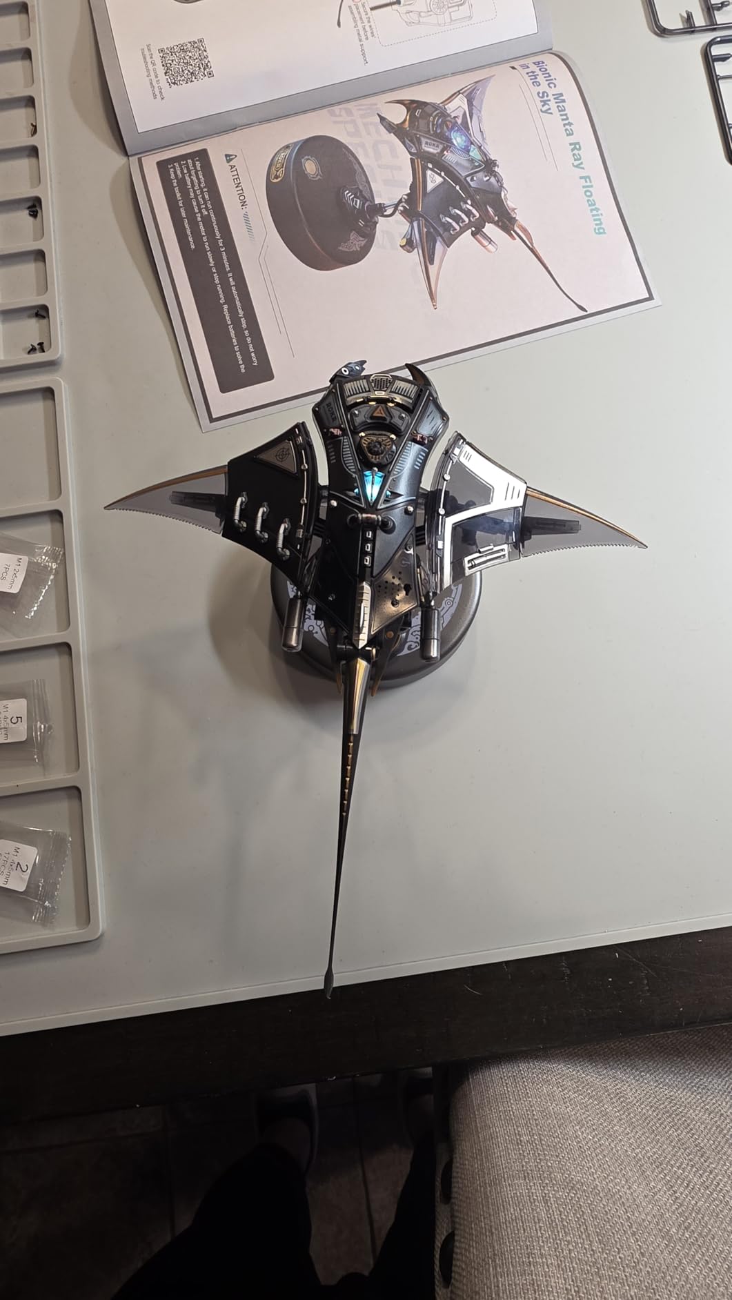 ROKR 3D Metal Puzzles for Adults, Manta Ray Mechanical, 3D Metal Model Kits for Adults to Build customer photo 2