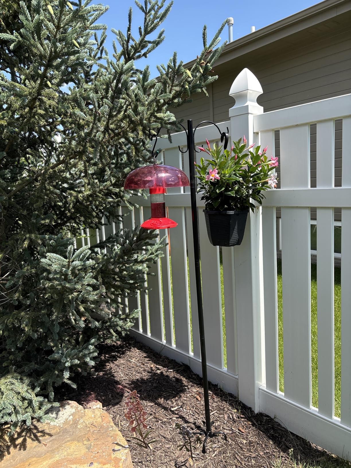 Squirrel-Proof Shepherd Hook for Outdoor, 88