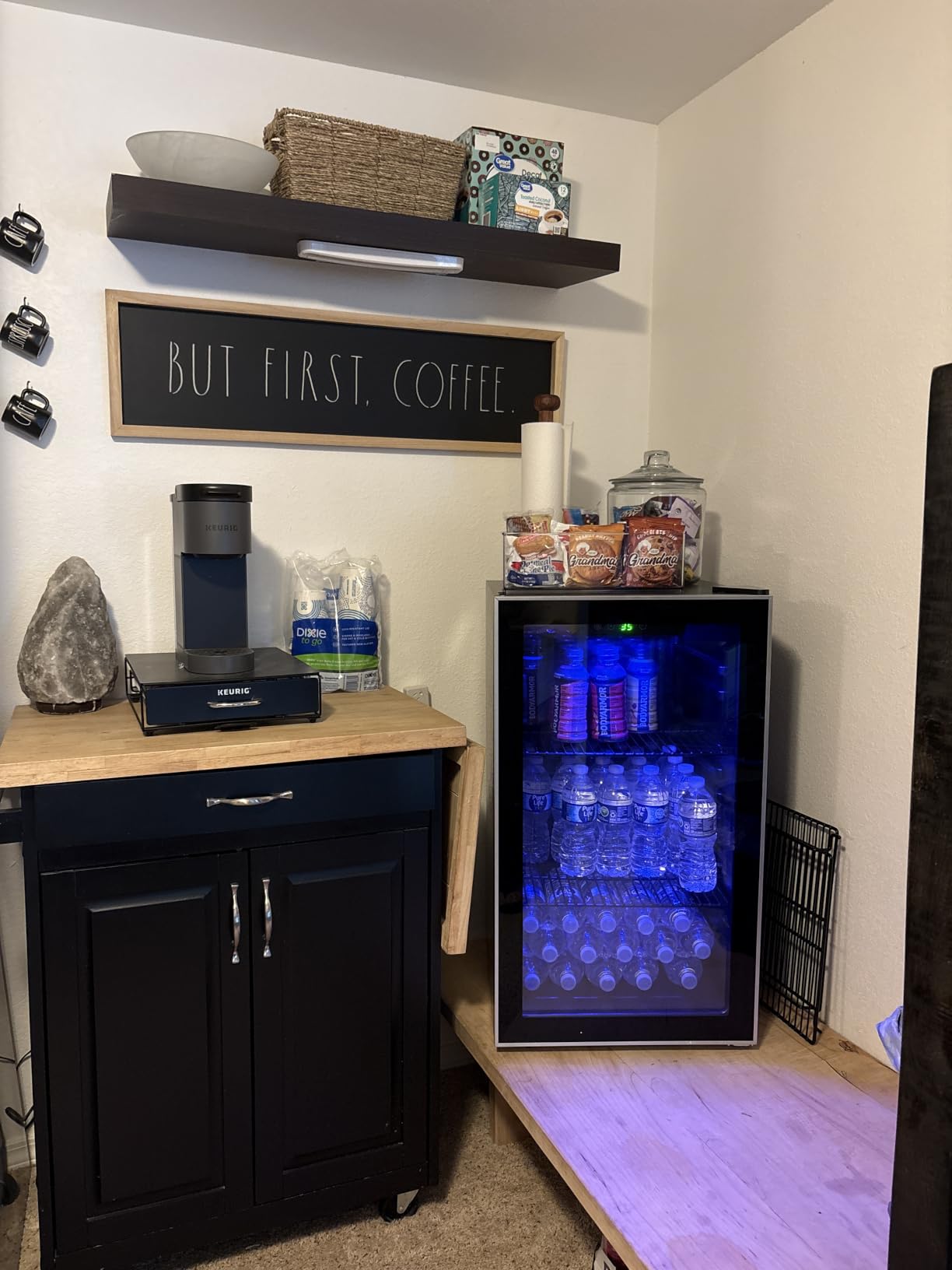 Electactic Wine Cooler 37 Bottle Freestanding Fridge with Stainless Steel Reversible Glass Door, 145 Can Beverage Refrigerator Quiet Compressor for Home Kitchen Bar, 4.5 Cu.ft Silver customer photo 1