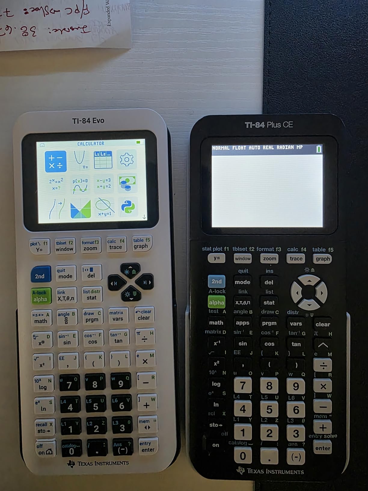 TI-84 Evo Graphing Calculator Texas Instruments, White | Intuitive Icon-based Homescreen, USB-C Charging, Python Programming, Faster Performance, Bigger Graphs than TI-84 Plus CE customer photo 2