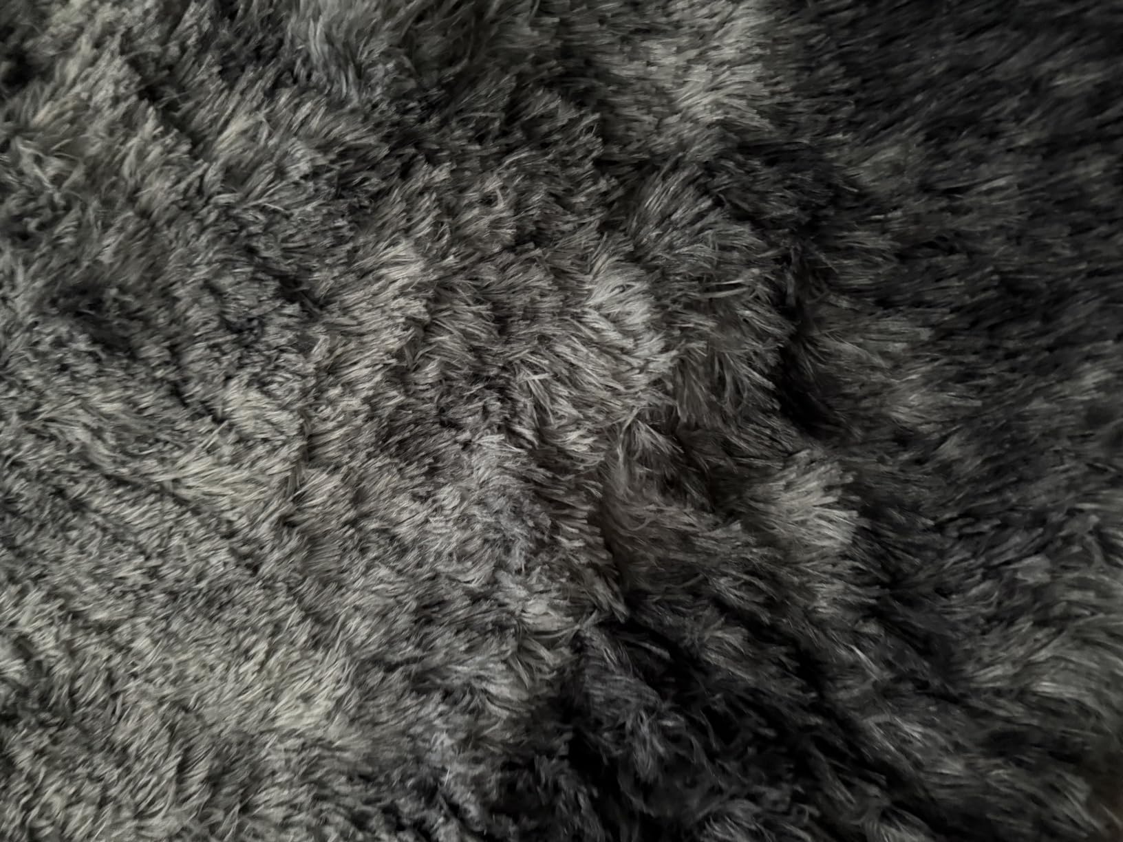 8x10 Area Rugs for Living Room Bedroom: Black Grey Soft Fluffy Shag Upgrade Non-Slip High Pile Carpet Large Fuzzy Plush Indoor Floor Decor Shaggy Rug for Kid Boys Girls Playroom Nursery Modern Home customer photo 2