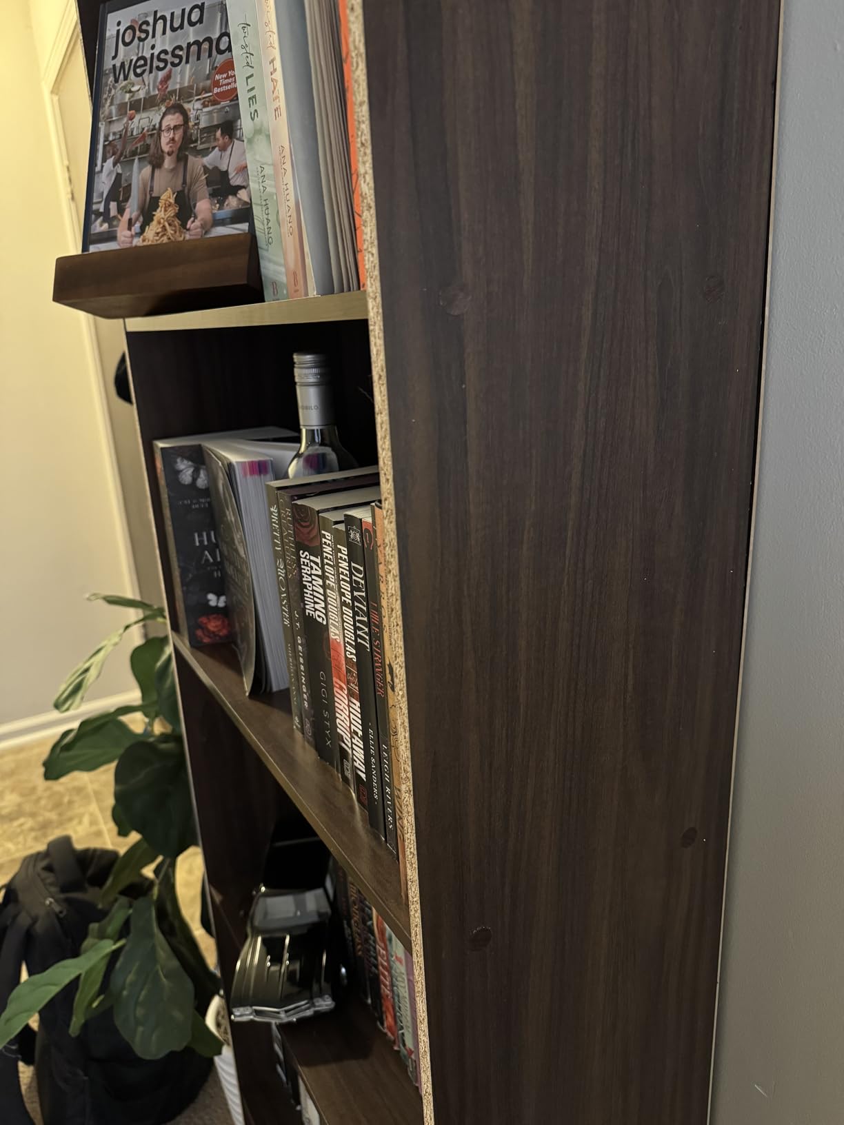 Giantex 8-Cube Bookcase, 3-Tier Cubby Bookshelf, Horizontal Vertical Display Rack with Anti-Tipping Kits, Modern Storage Organizer Shelf Unit for Bedroom, Living Room, Study (Natural, 8-Cube) customer photo 2