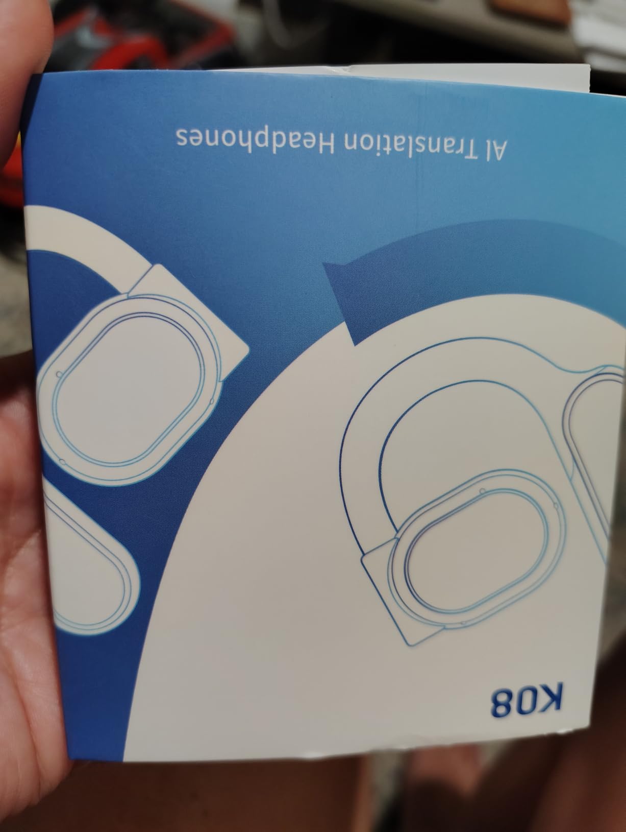 AI Translation Earbuds Real Time 164 Languages 80H Playtime Translator Ear Buds Wireless Earphones Bluetooth AI Headphone for Travel Meeting Learning K08 White customer photo 2