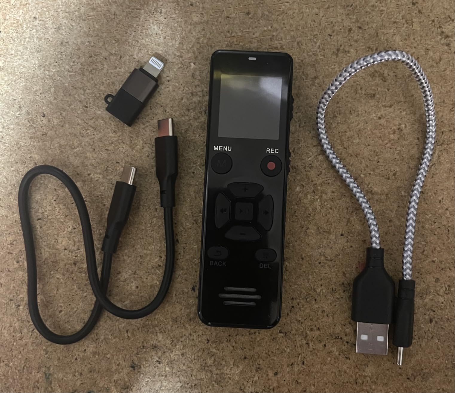 AI Digital Voice Recorder 128GB, Transcribe Summarize AI Note Taker customer photo 2