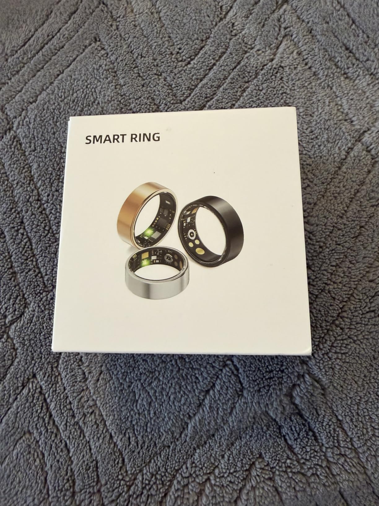 Smart Ring for Women Men, Fitness Tracker Ring with Free App No Subscription Fee, 7 Days Battery Life, Sleep Monitor, Heart Rate & Step Tracker, IP68 Waterproof, Android/iOS Compatible (Black, 11) customer photo 2