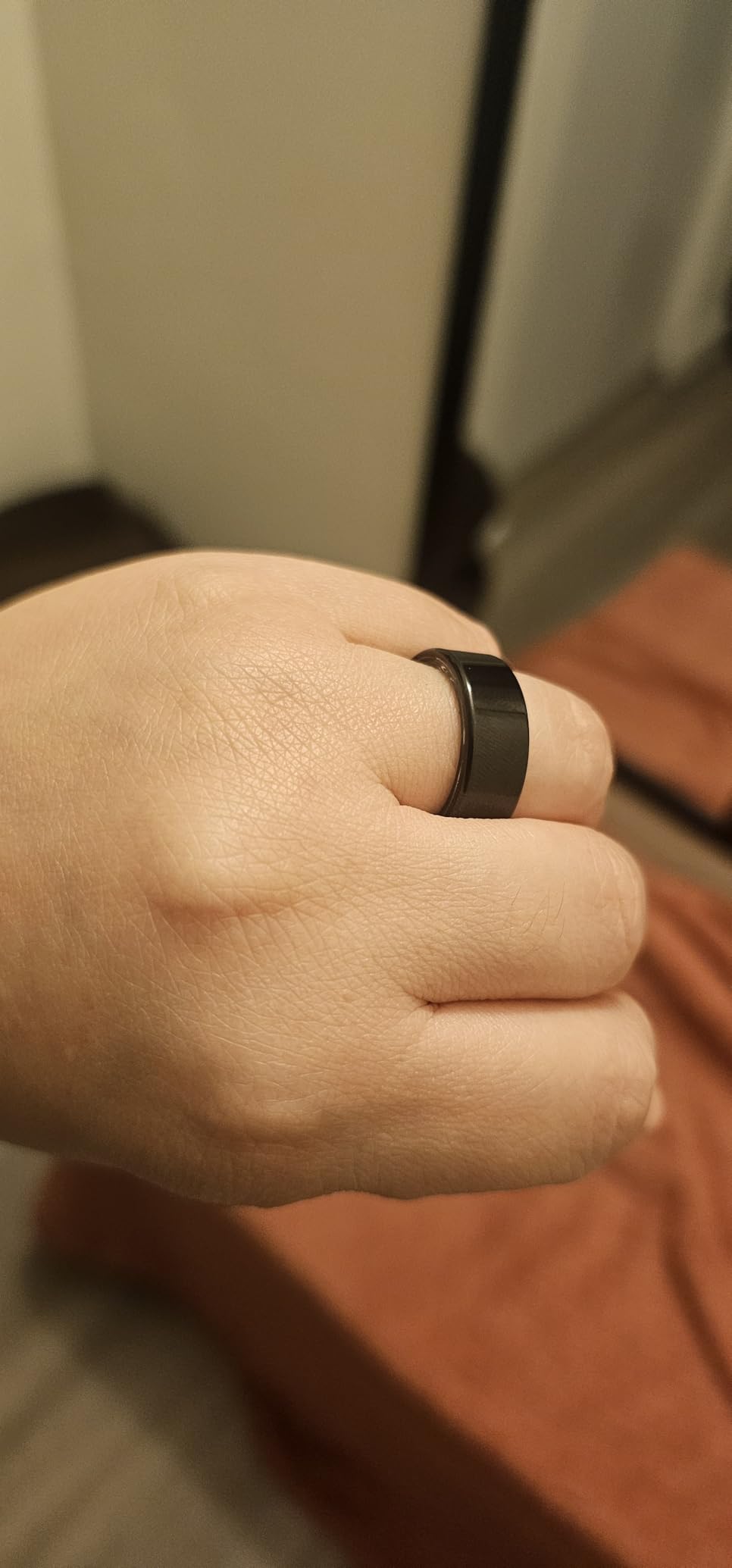 Smart Ring for Women Men, Fitness Tracker Ring with Heart Rate, Sleep Monitoring, Blood Oxygen, Step Counting for iOS and Android, No Subscription Fee, Waterproof (Silver, 8) customer photo 2