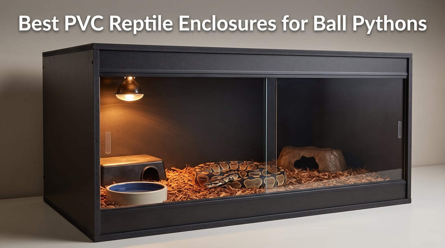 Best PVC Reptile Enclosures for Ball Pythons