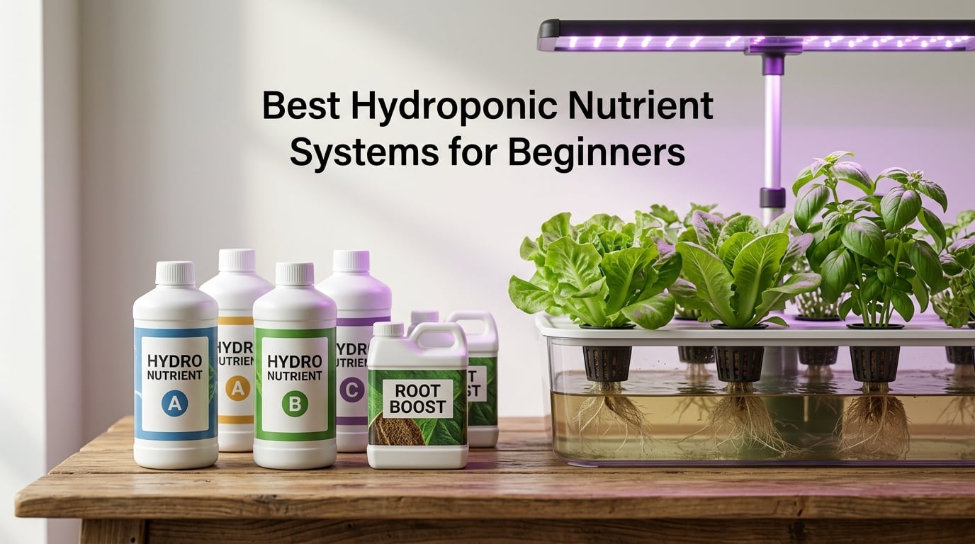 Best Hydroponic Nutrient Systems for Beginners