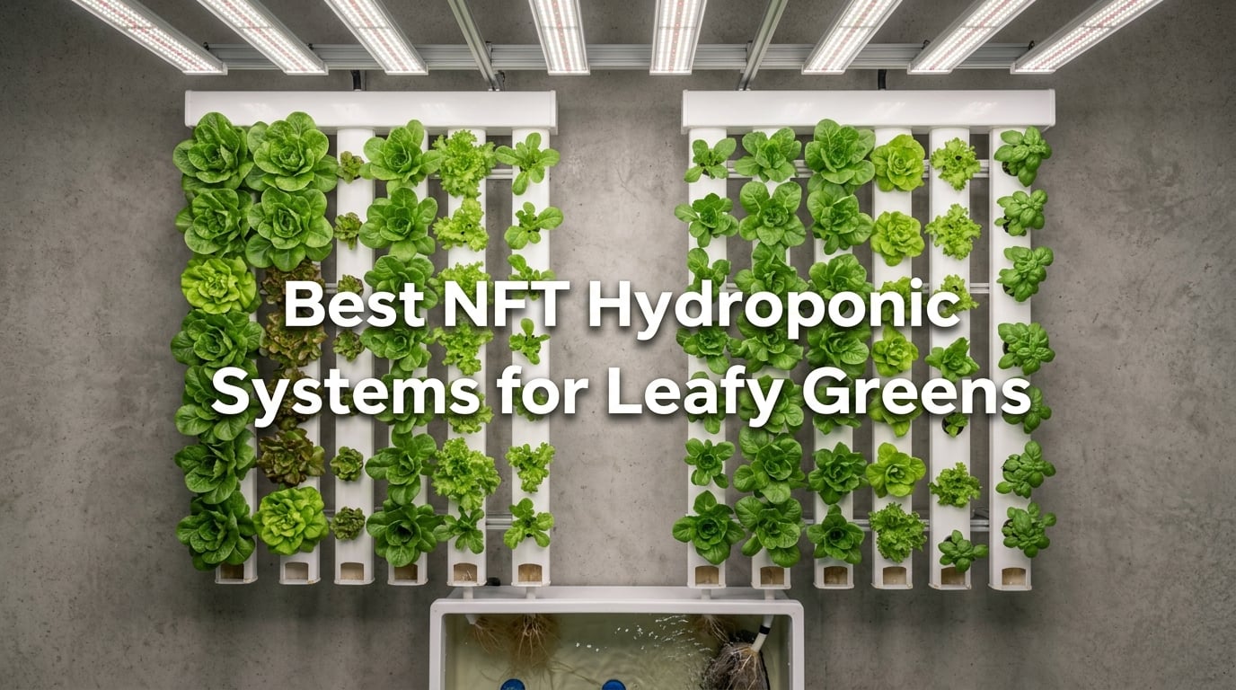 Best NFT Hydroponic Systems for Leafy Greens