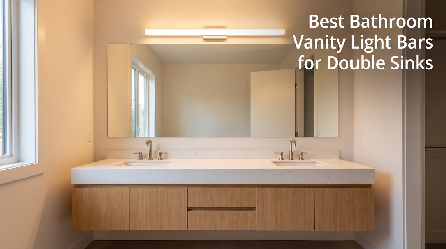 Best Bathroom Vanity Light Bars for Double Sinks
