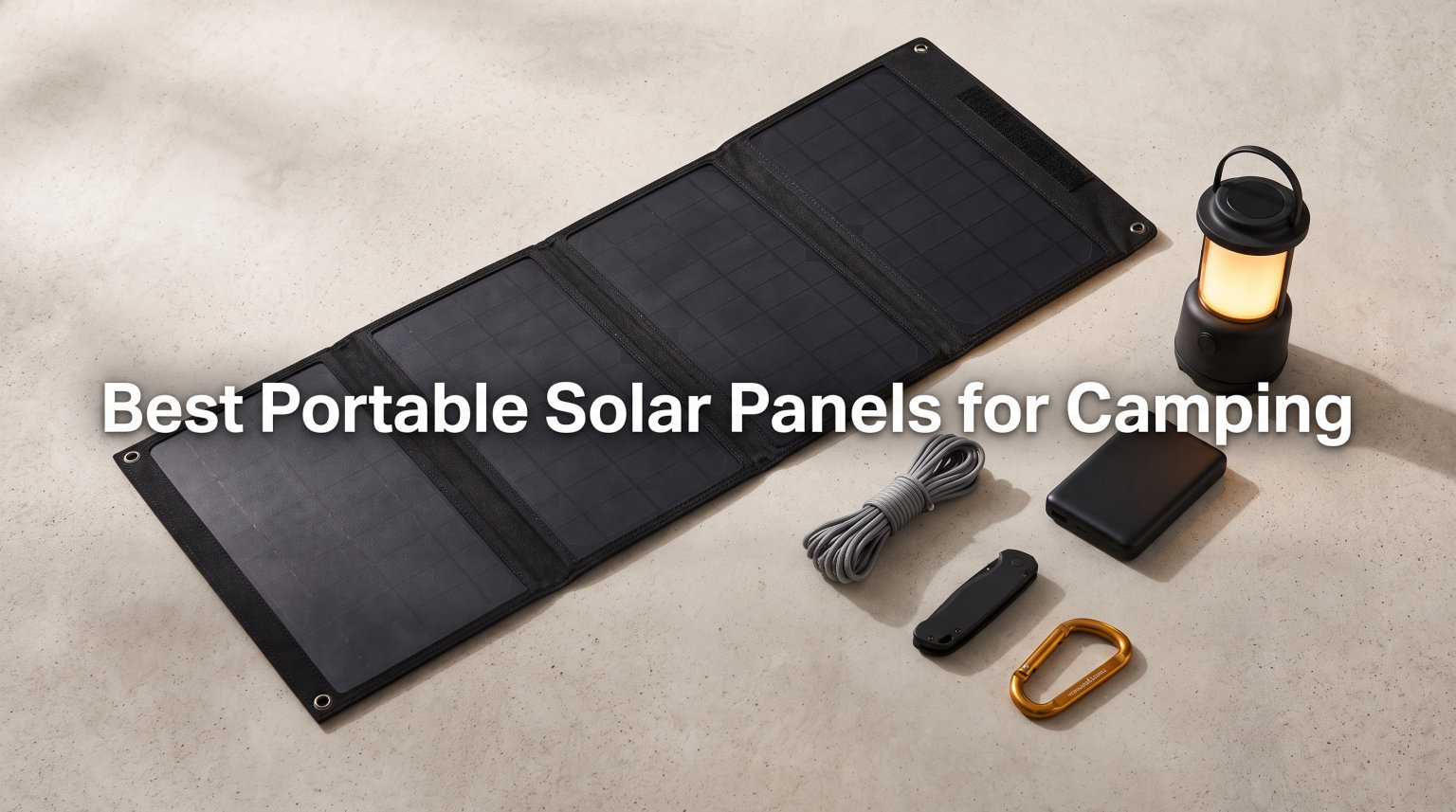 Best Portable Solar Panels for Camping