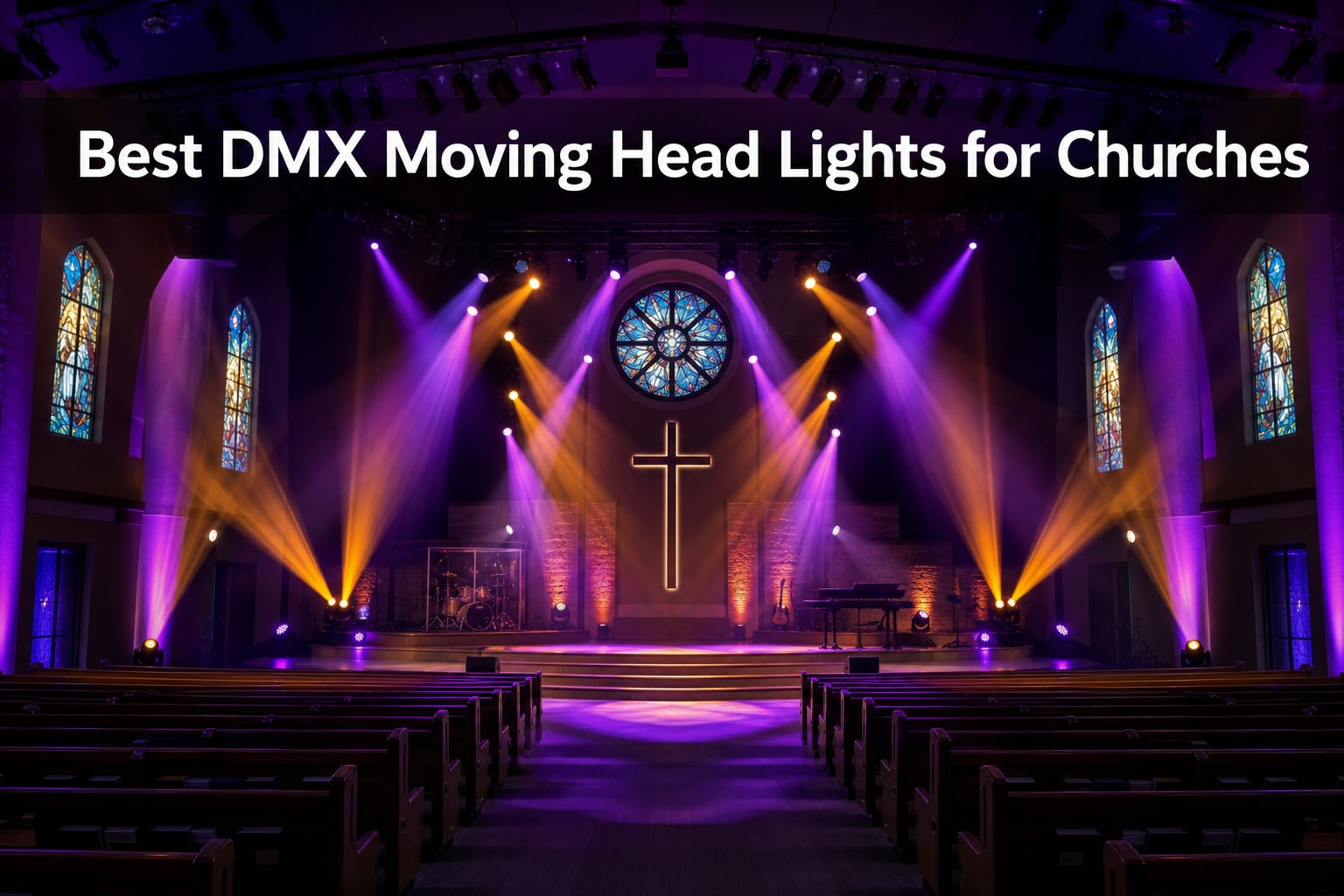 Best DMX Moving Head Lights for Churches