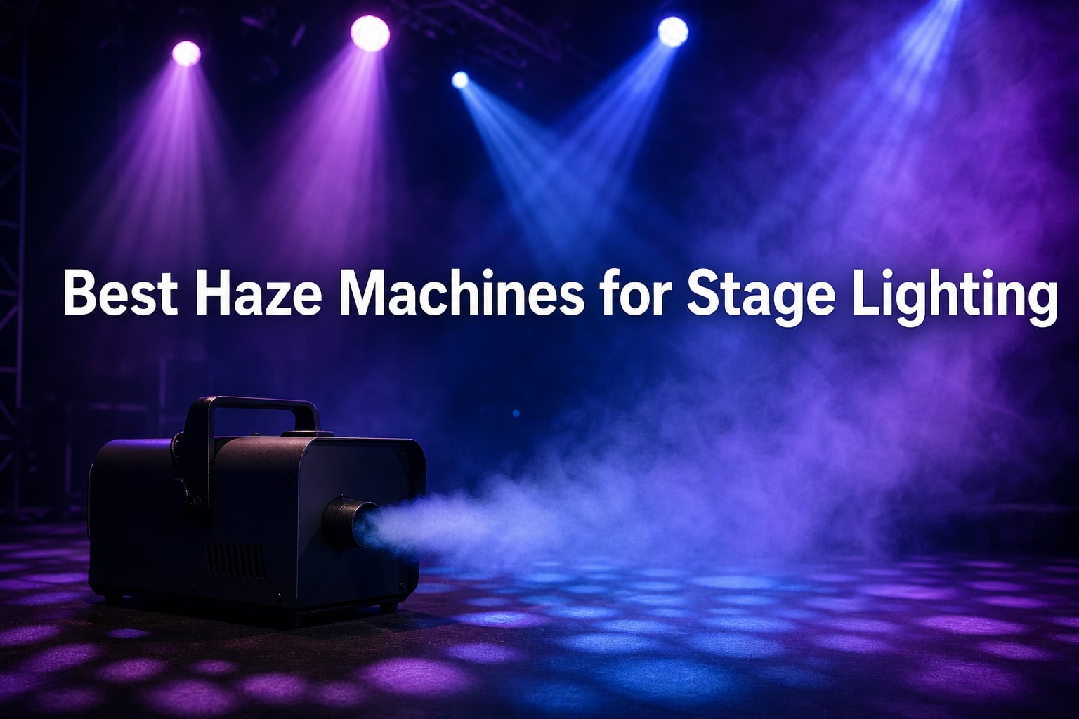 Best Haze Machines for Stage Lighting
