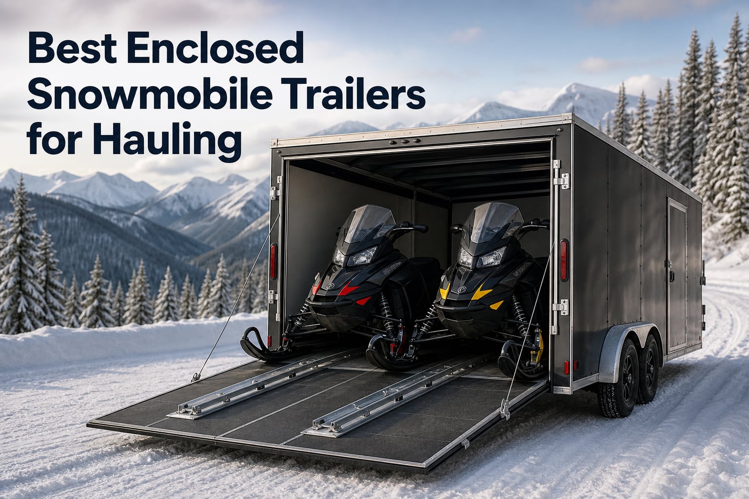 Best Enclosed Snowmobile Trailers for Hauling