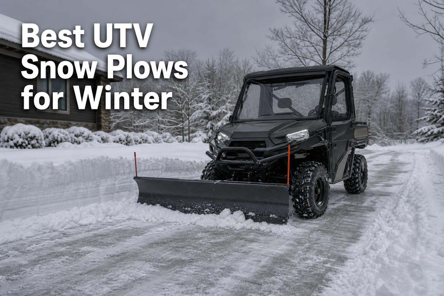 Best UTV Snow Plows for Winter