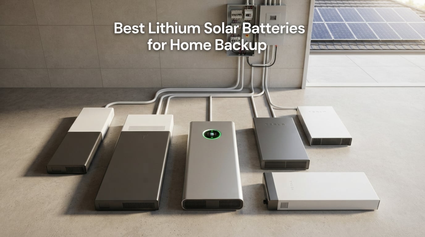 Best Lithium Solar Batteries for Home Backup