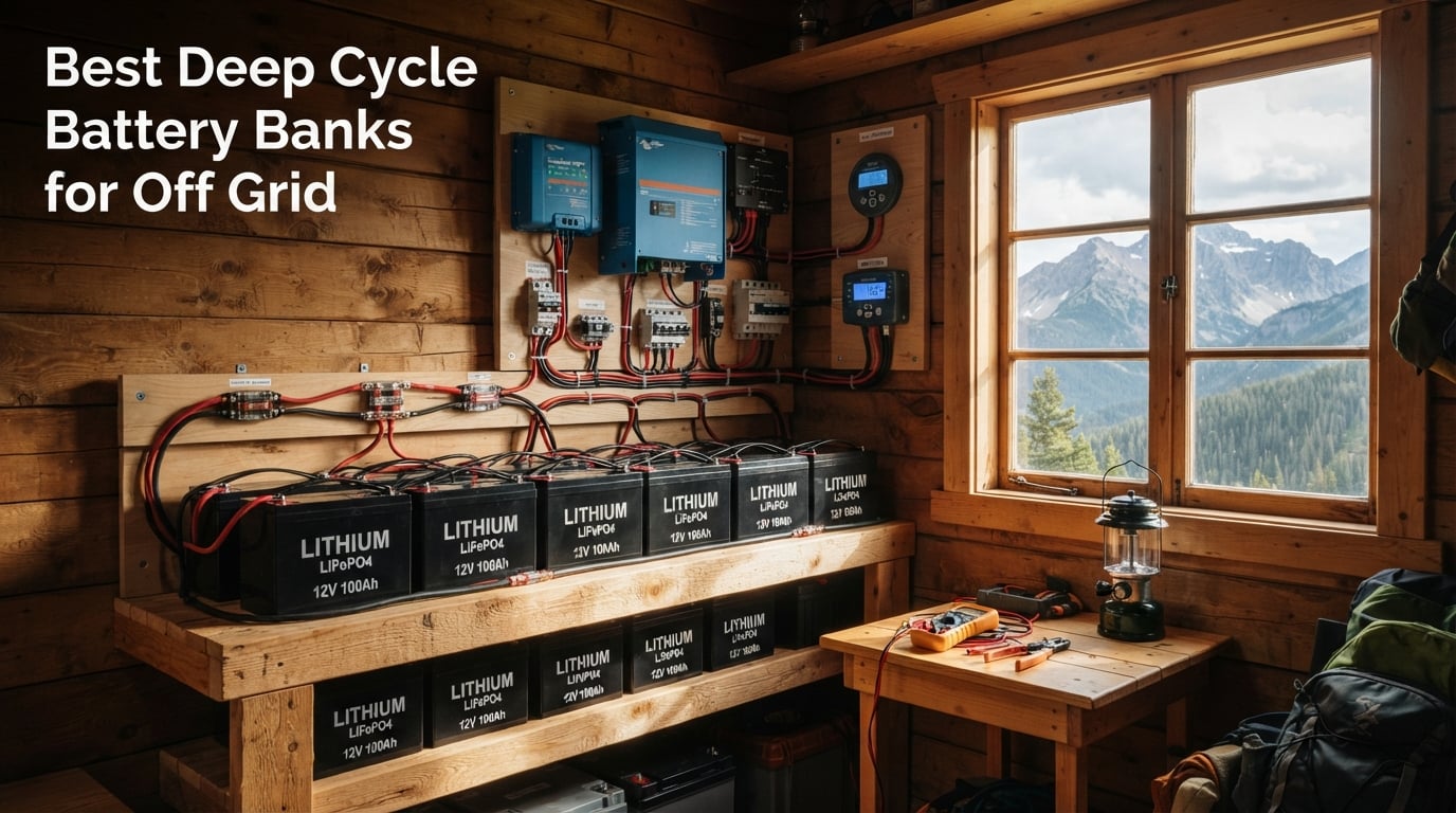 Best Deep Cycle Battery Banks for Off Grid