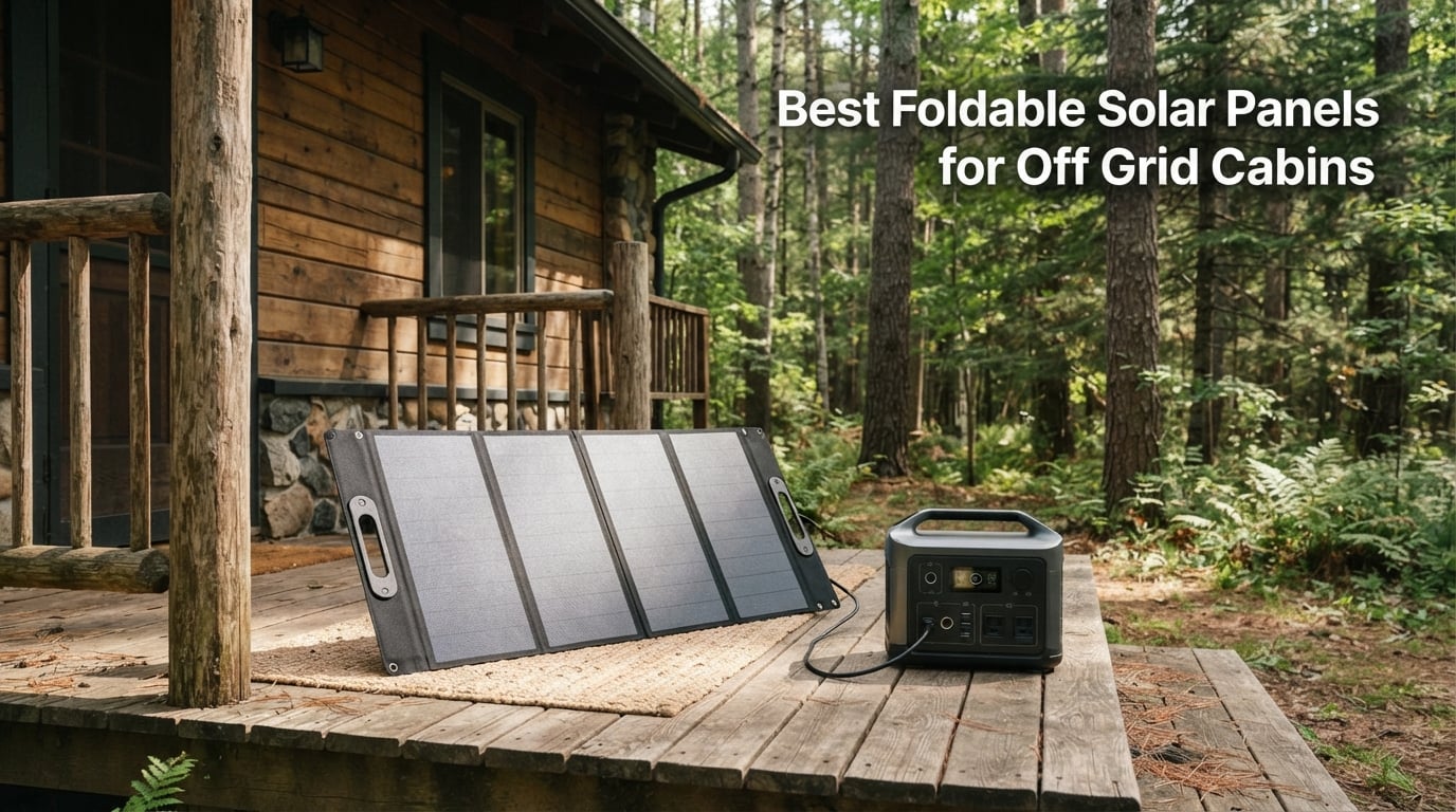 Best Foldable Solar Panels for Off Grid Cabins