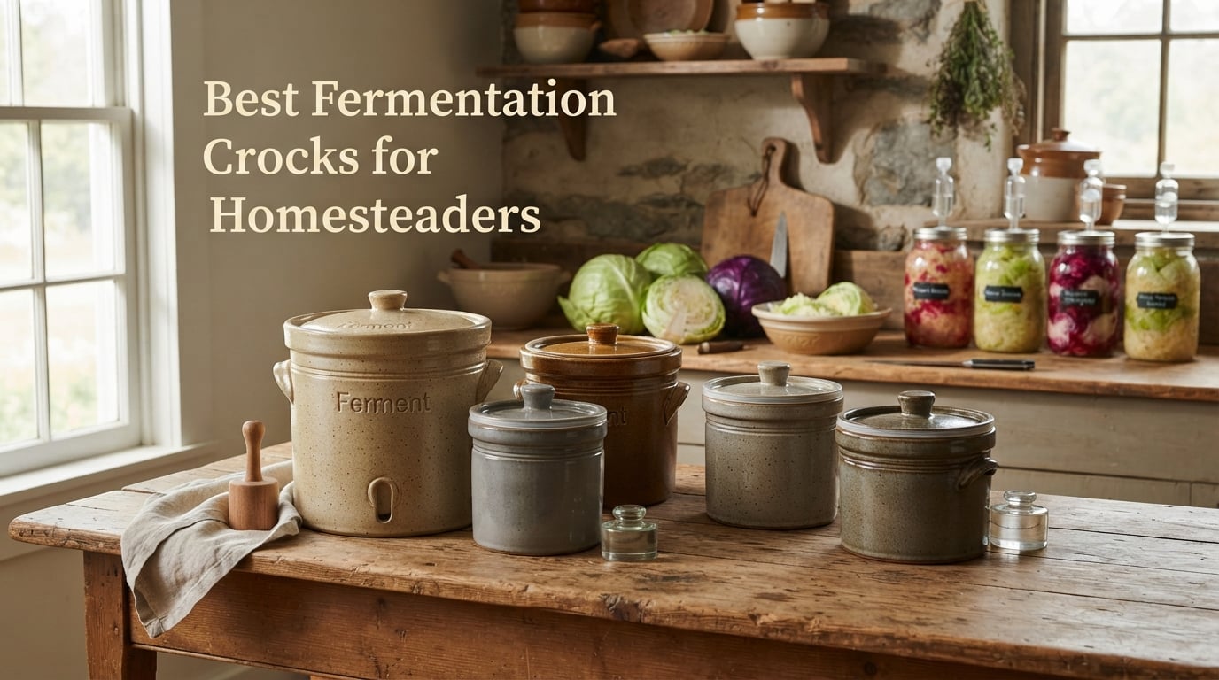 Best Fermentation Crocks for Homesteaders