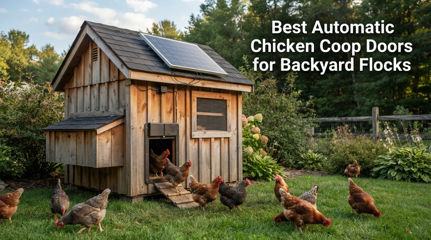 Best Automatic Chicken Coop Doors for Backyard Flocks