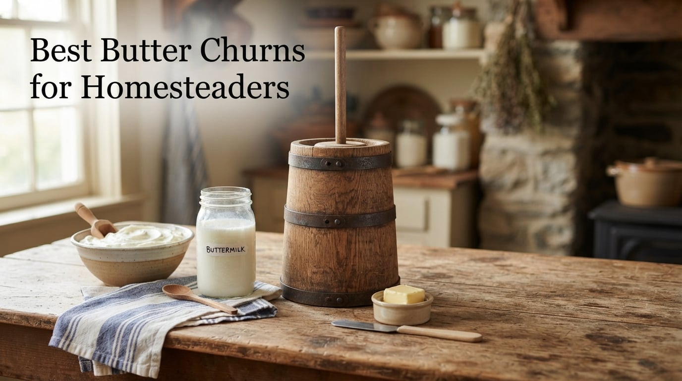 Best Butter Churns for Homesteaders