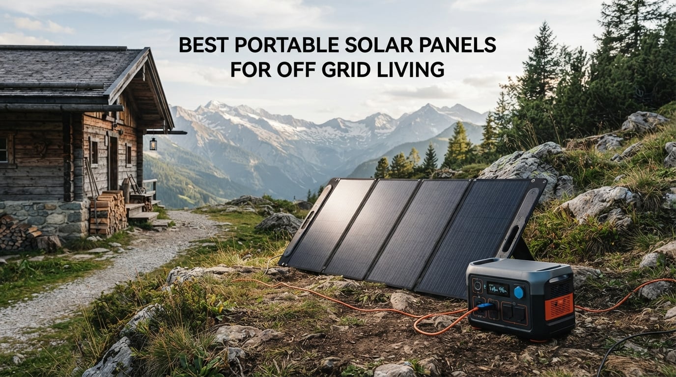 Best Portable Solar Panels for Off Grid Living