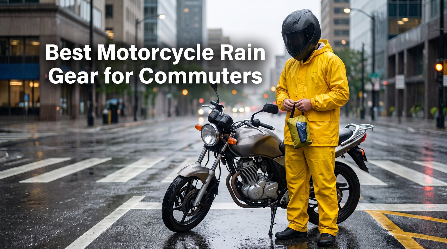 Best Motorcycle Rain Gear for Commuters
