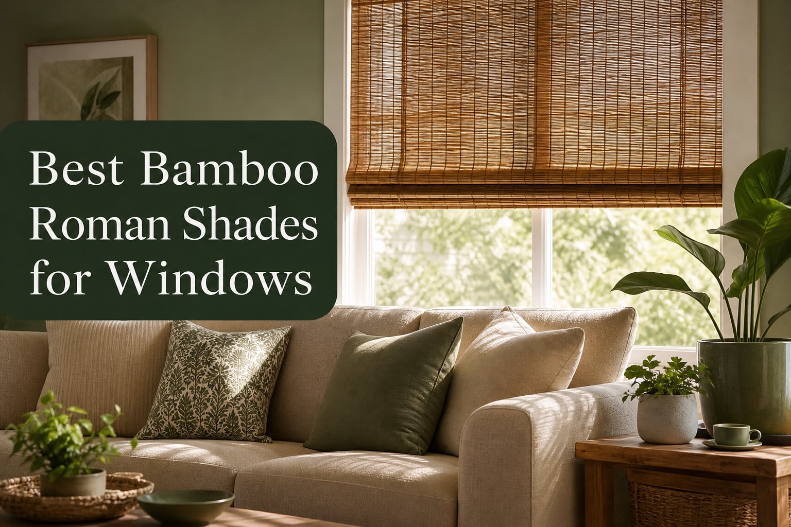 Best Bamboo Roman Shades for Windows