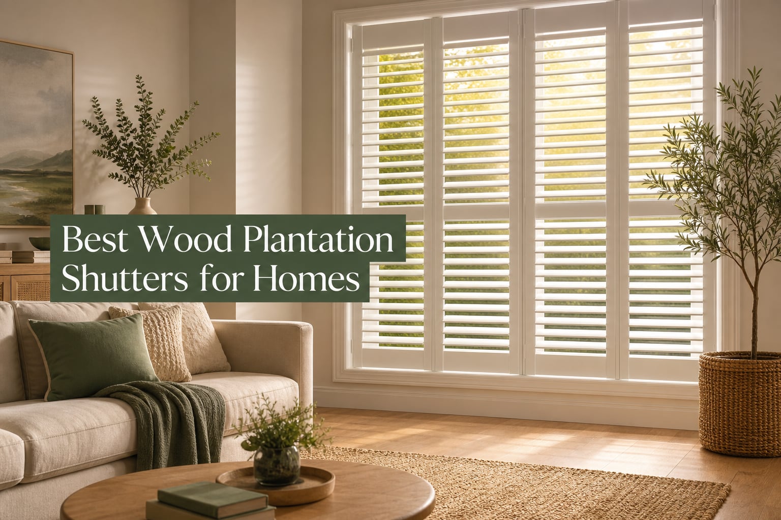 Best Wood Plantation Shutters for Homes