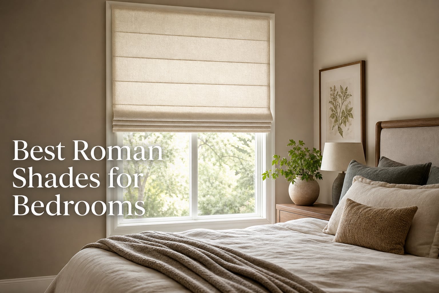 Best Roman Shades for Bedrooms