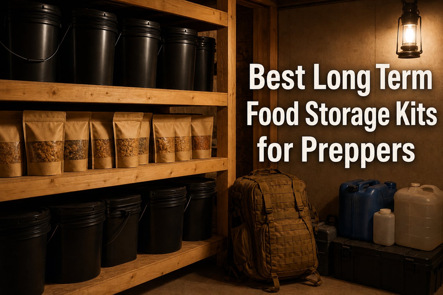 Best Long Term Food Storage Kits for Preppers