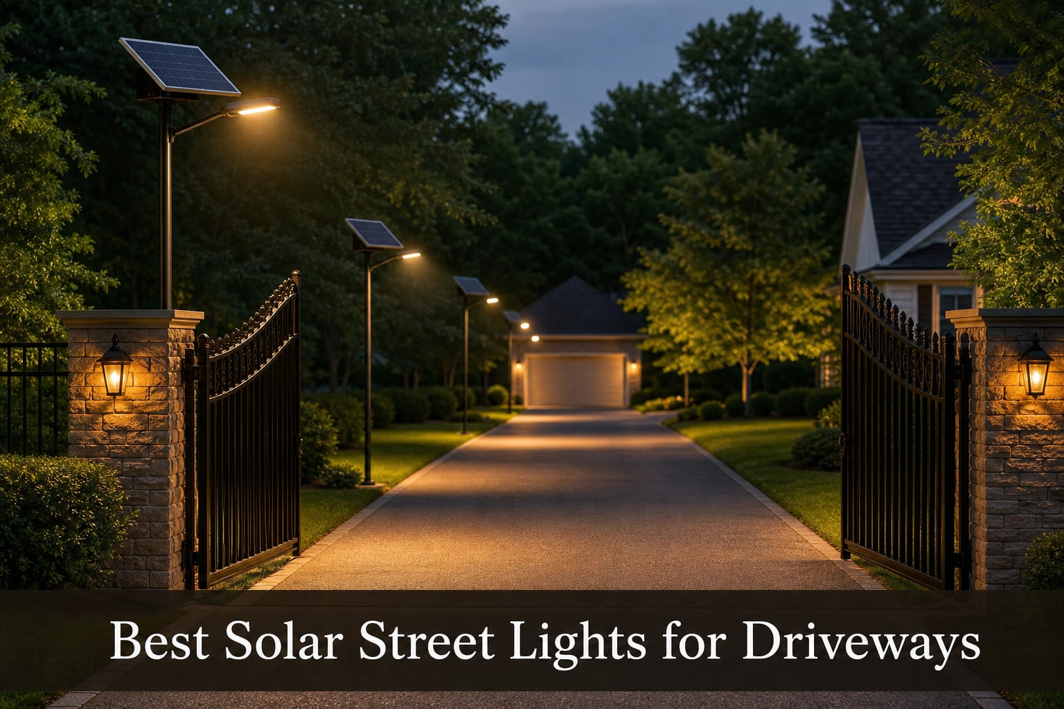 Best Solar Street Lights for Driveways