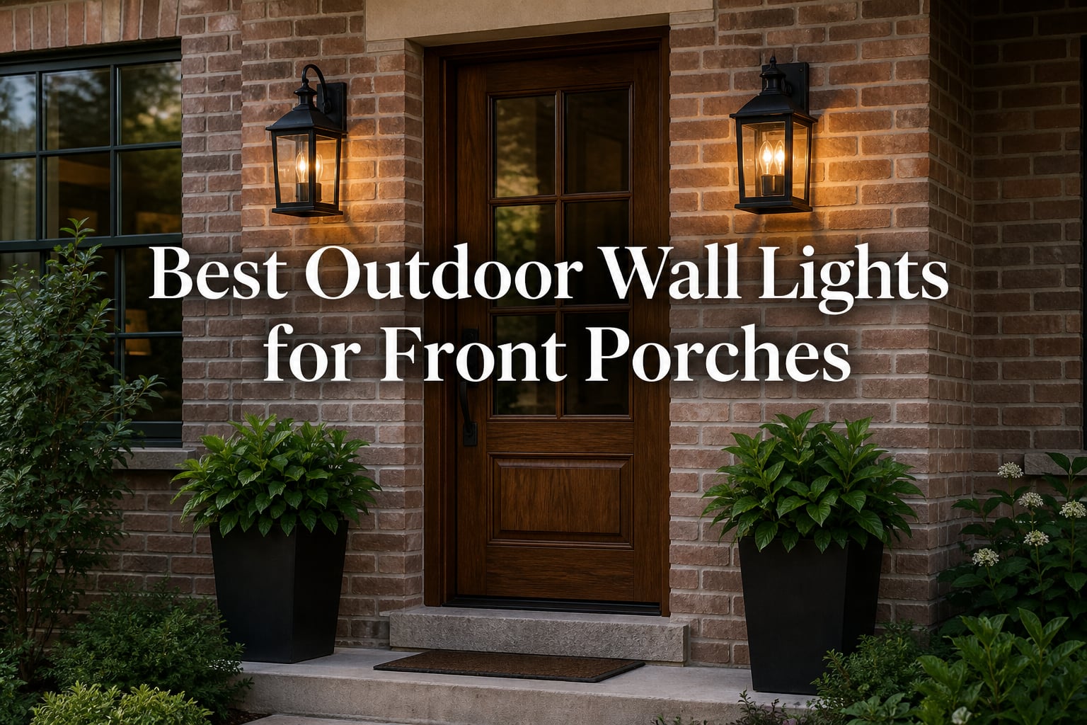 Best Outdoor Wall Lights for Front Porches