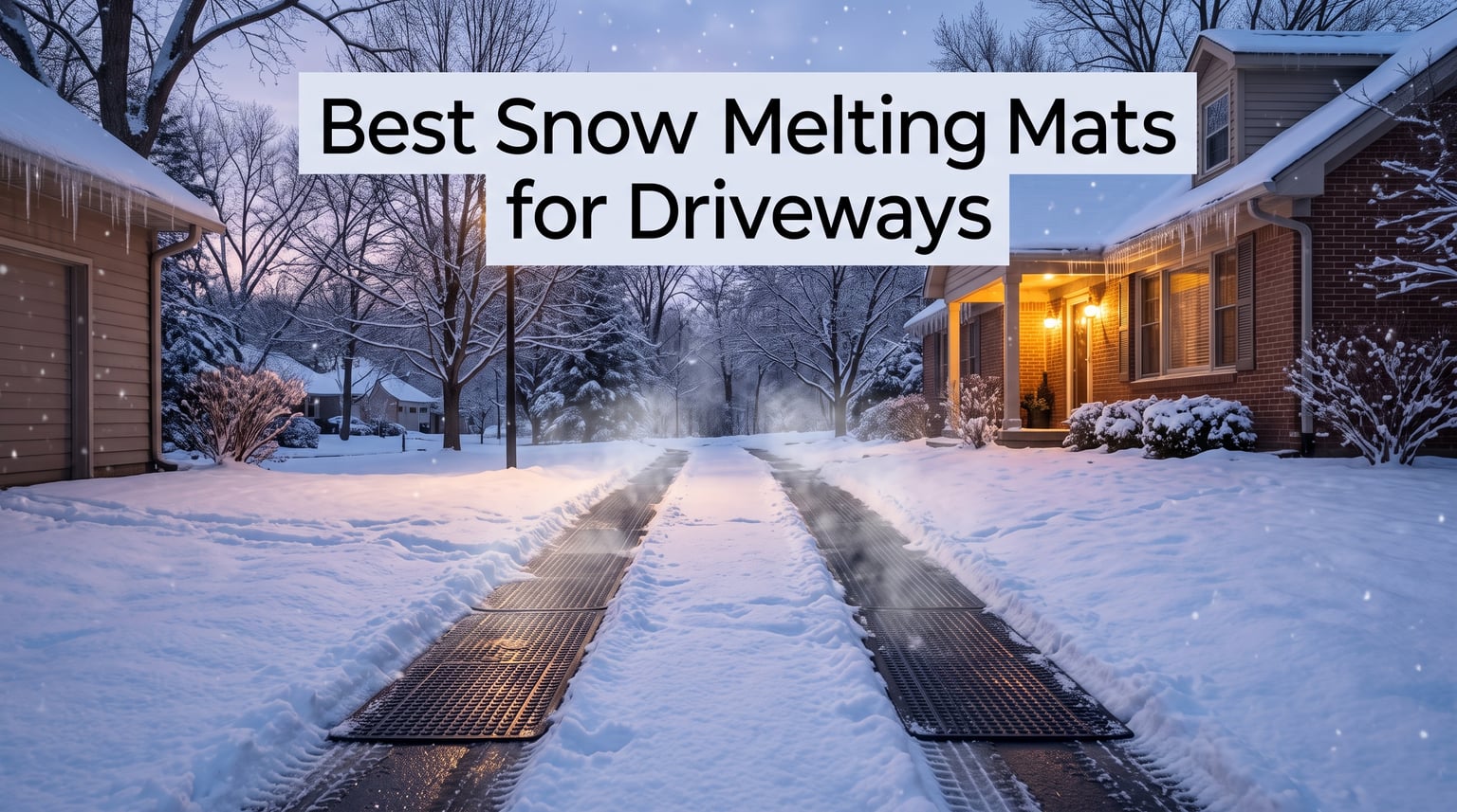 Best Snow Melting Mats for Driveways