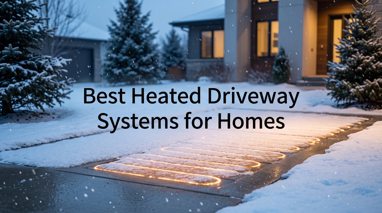 Best Heated Driveway Systems for Homes