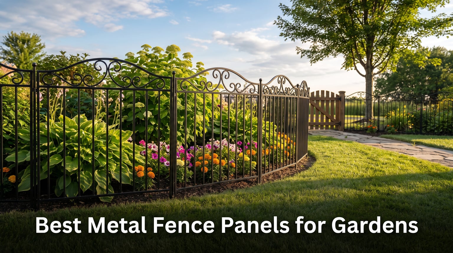 Best Metal Fence Panels for Gardens