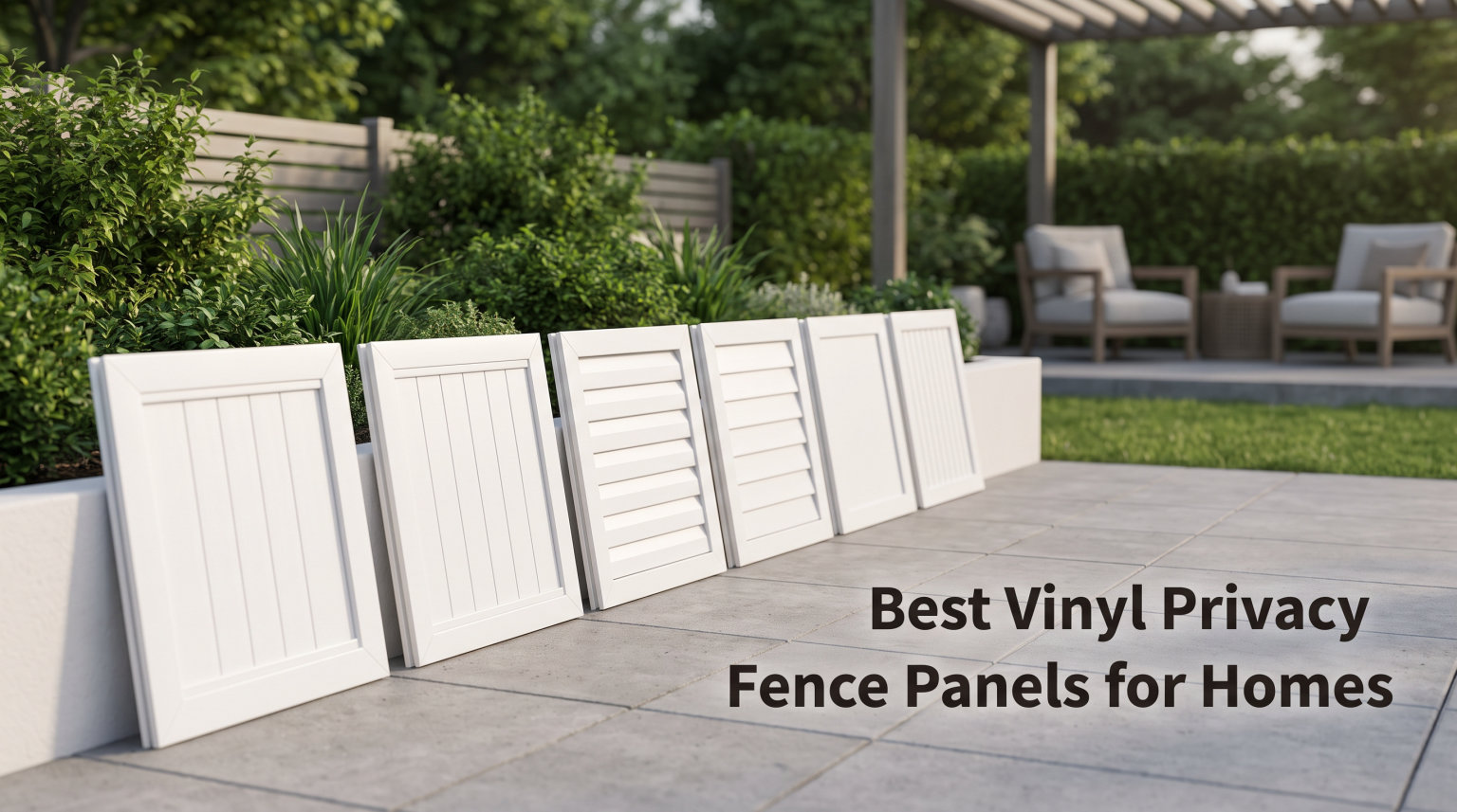 Best Vinyl Privacy Fence Panels for Homes