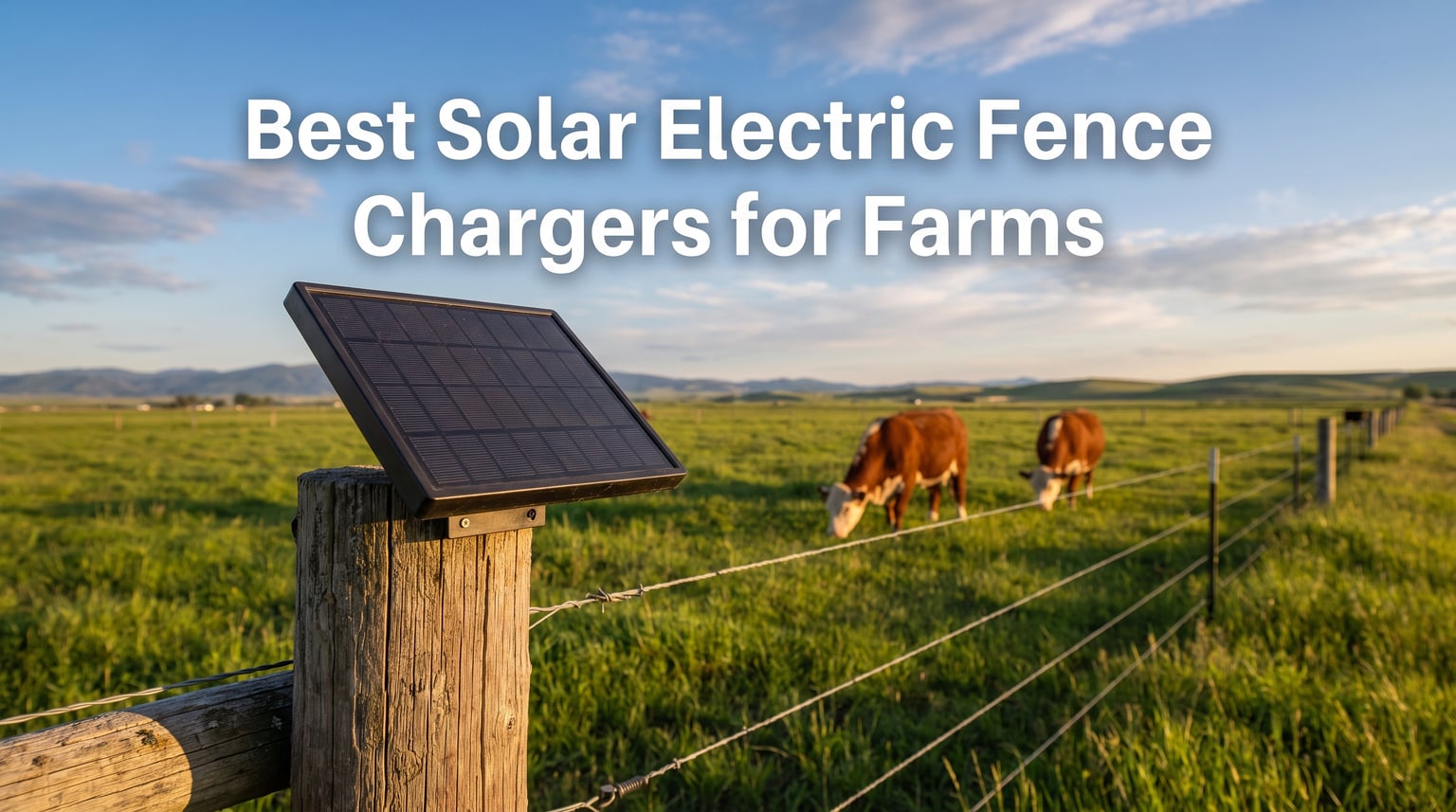 Best Solar Electric Fence Chargers for Farms