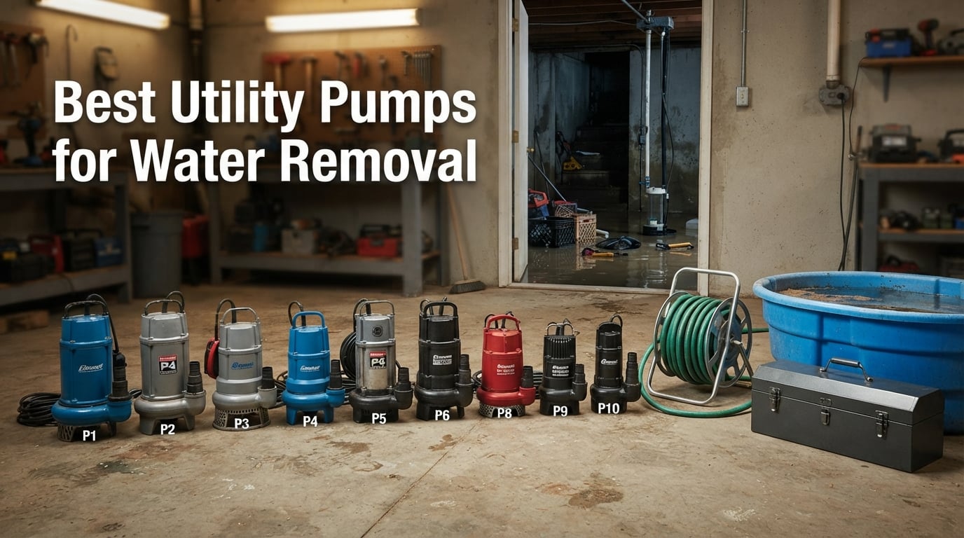 Best Utility Pumps for Water Removal