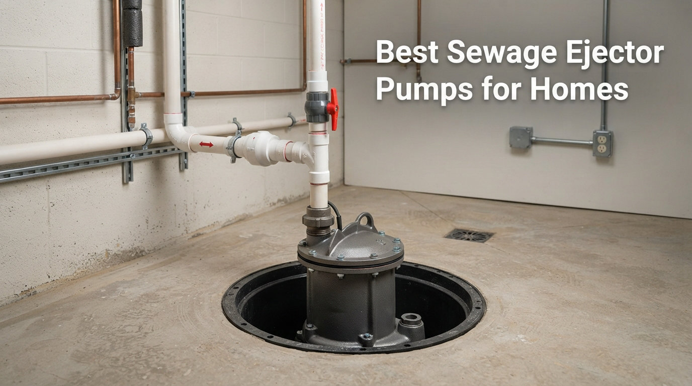 Best Sewage Ejector Pumps for Homes