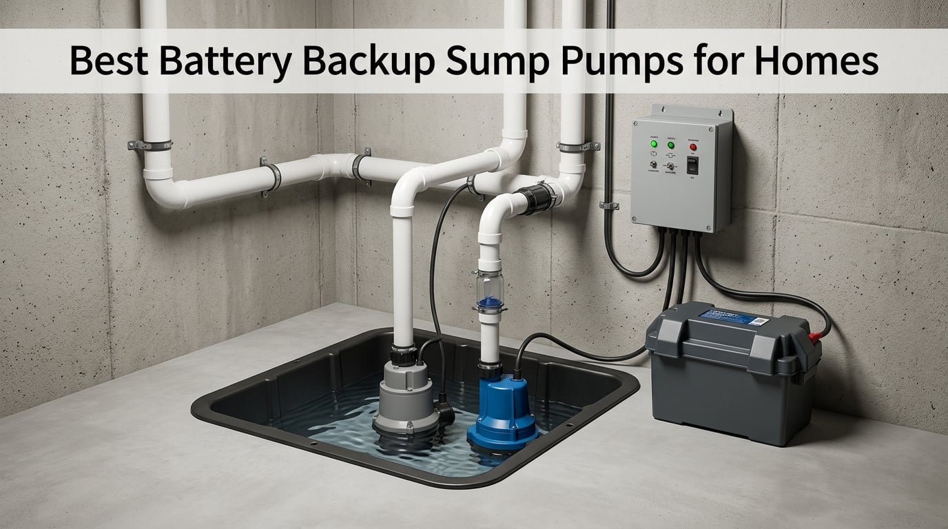 Best Battery Backup Sump Pumps for Homes